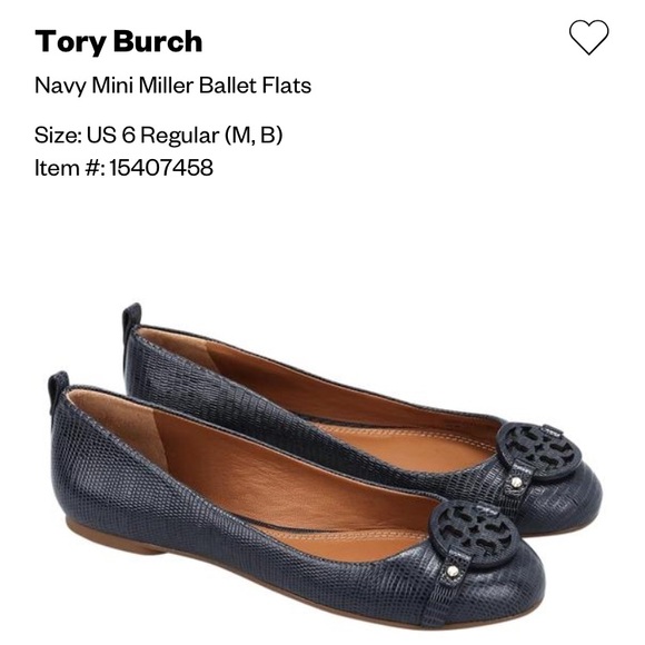 Tory Burch Shoes - BNIB Tory Burch Leather Flats